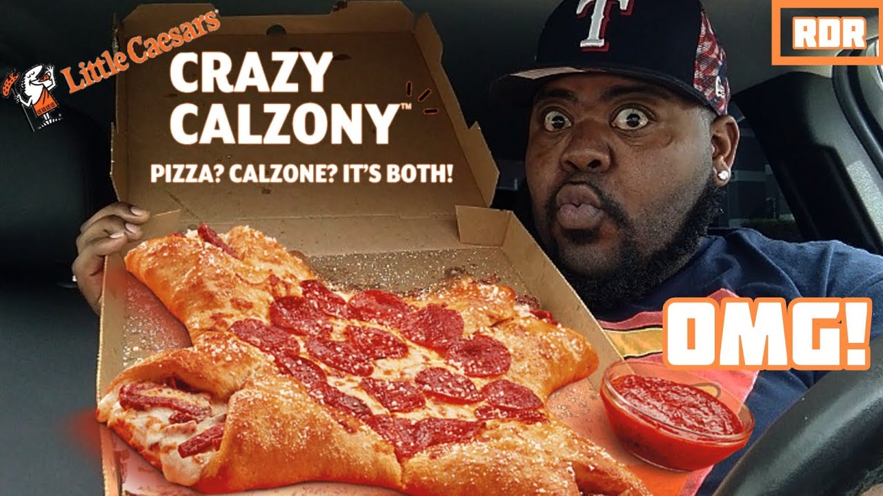 LITTLE CAESARS CRAZY CALZONY PIZZA !!!浪 浪勞 PizzaOui